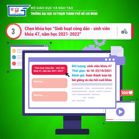 vle hcmue edu vn|Sinh viên Khóa 47 trải nghiệm hệ thống học tập trực tuyến VLE.